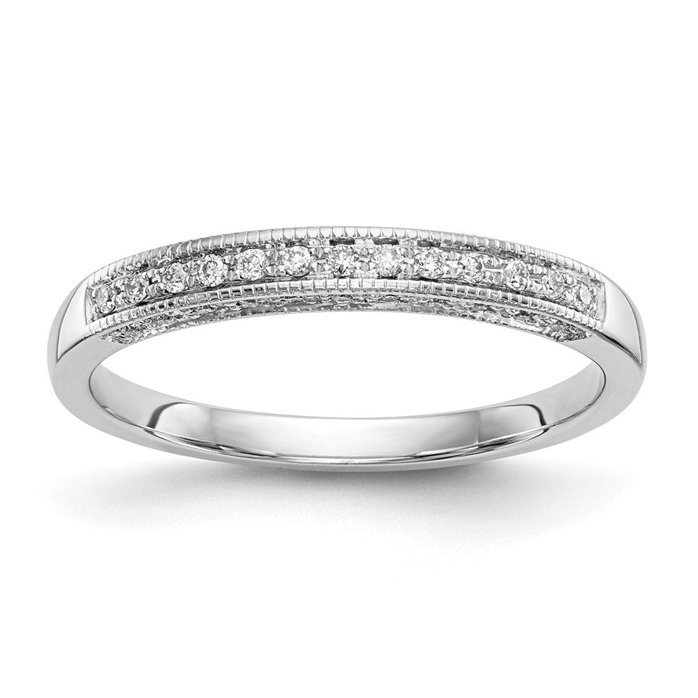 14K White Gold Lab Grown VS/SI FGH Dia Wedding Band