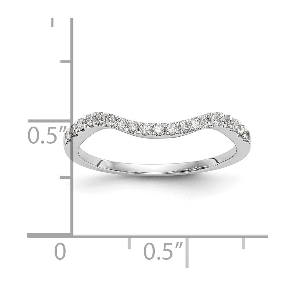 14K White Gold Lab Grown VS/SI FGH Dia Wedding Band