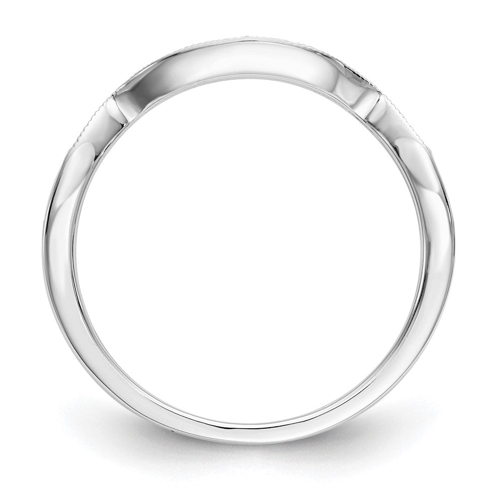 14K White Gold Lab Grown VS/SI FGH Dia Wedding Band