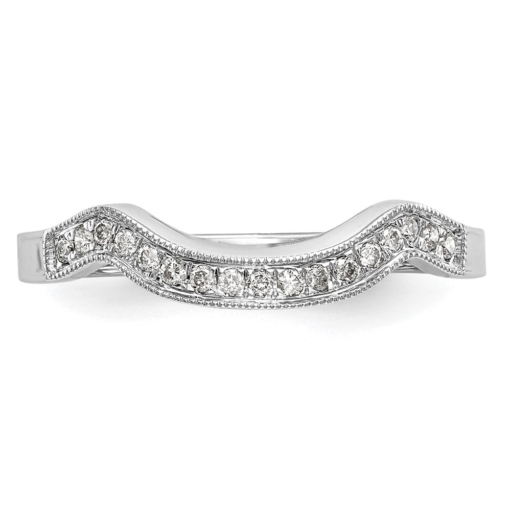 14K White Gold Lab Grown VS/SI FGH Dia Wedding Band