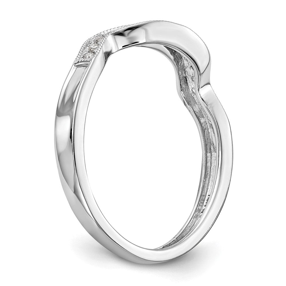 14K White Gold Lab Grown VS/SI FGH Dia Wedding Band