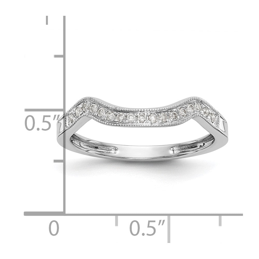 14K White Gold Lab Grown VS/SI FGH Dia Wedding Band