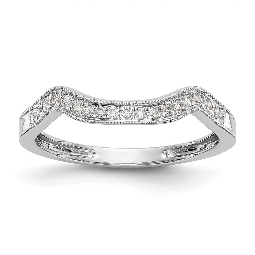 14K White Gold Lab Grown VS/SI FGH Dia Wedding Band