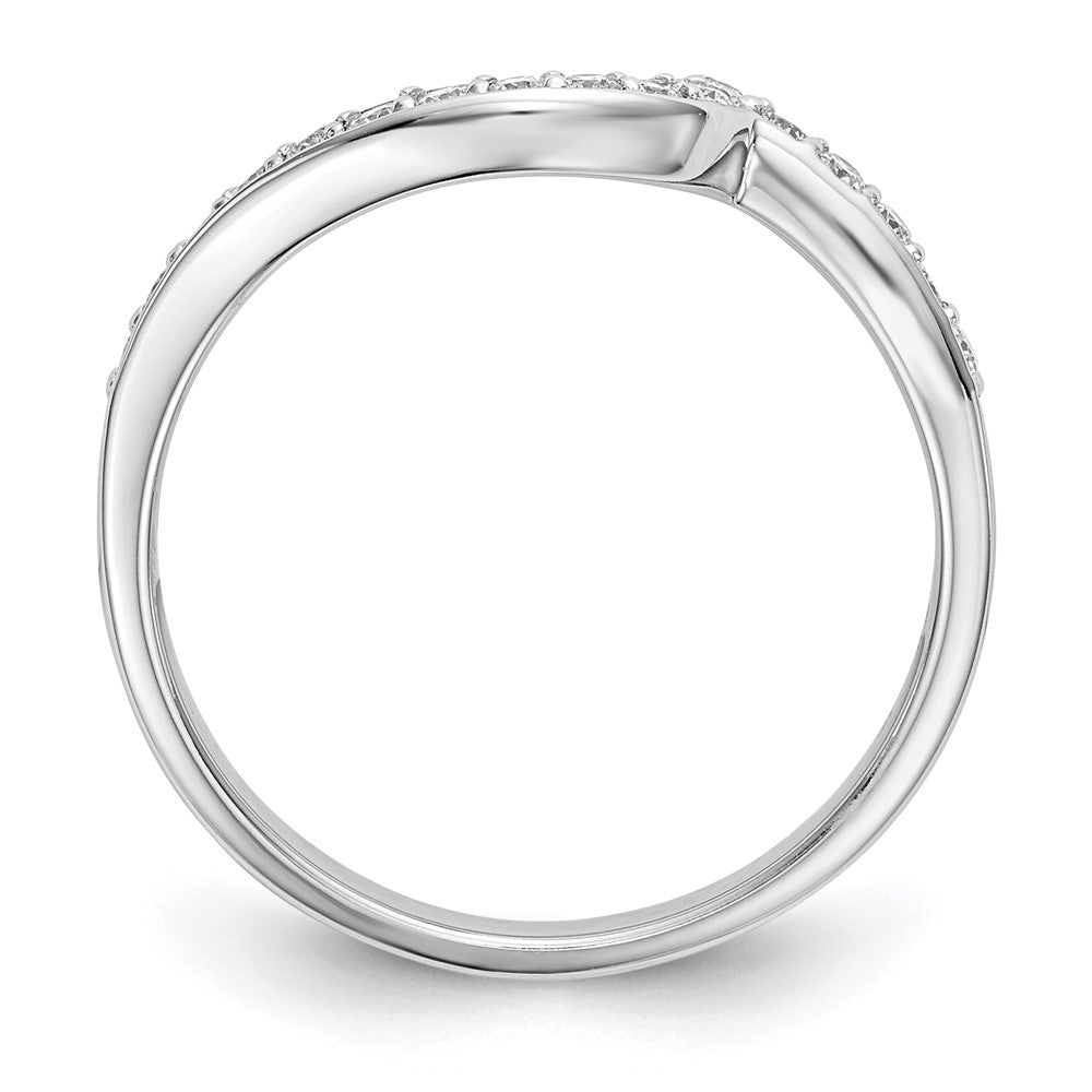 14K White Gold Lab Grown Diamond VS/SI FGH Wedding Band