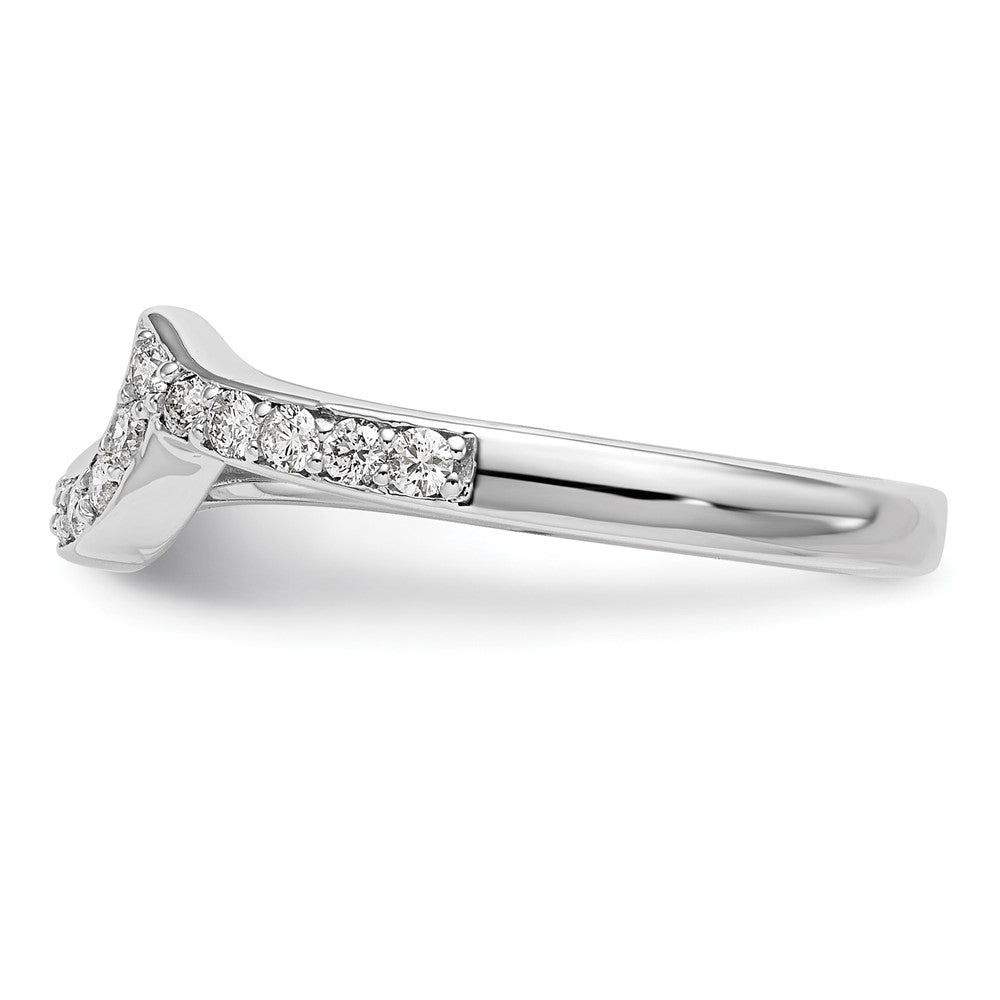 14K White Gold Lab Grown Diamond VS/SI FGH Wedding Band