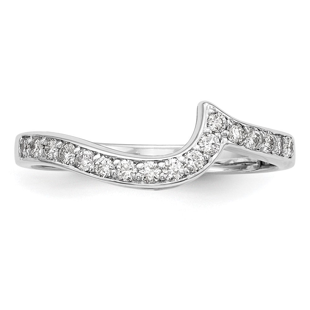 14K White Gold Lab Grown Diamond VS/SI FGH Wedding Band