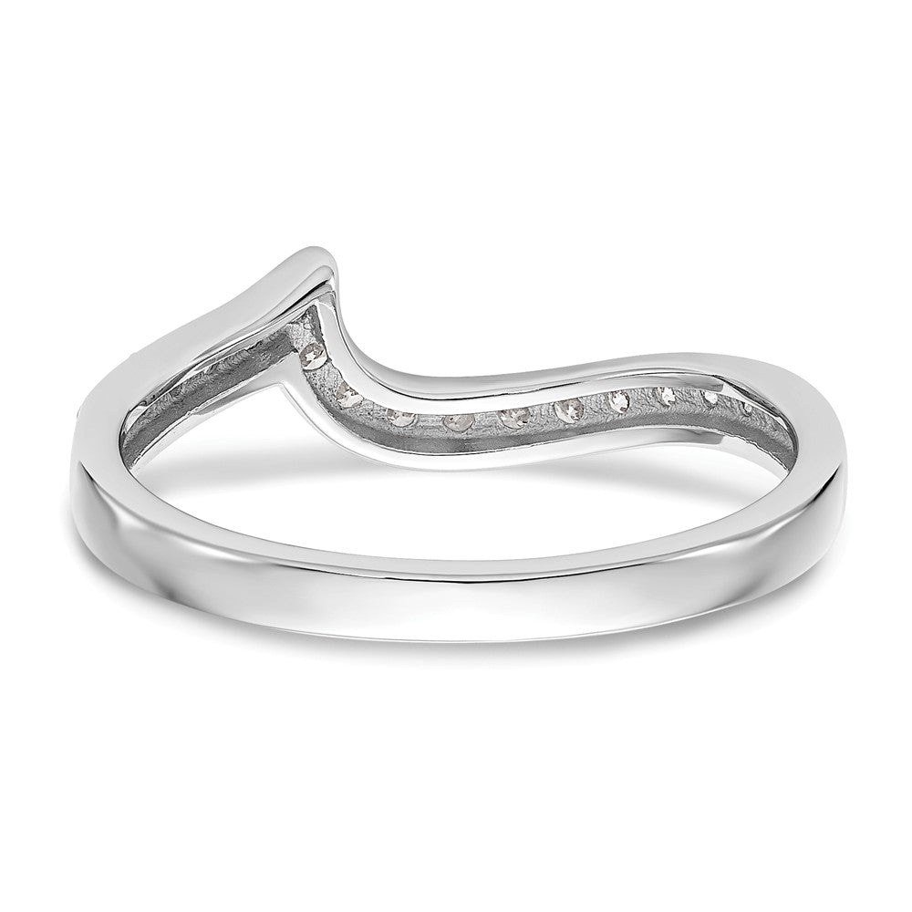 14K White Gold Lab Grown Diamond VS/SI FGH Wedding Band