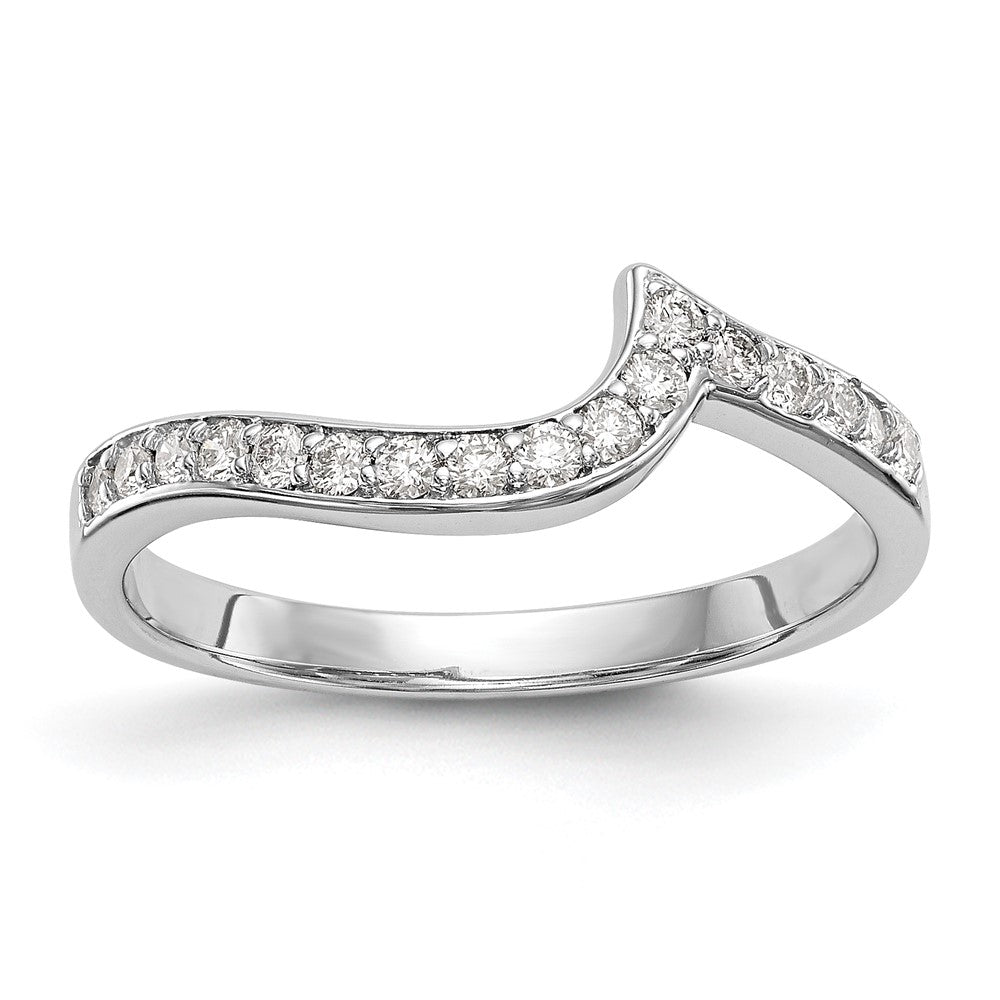 14K White Gold Lab Grown Diamond VS/SI FGH Wedding Band