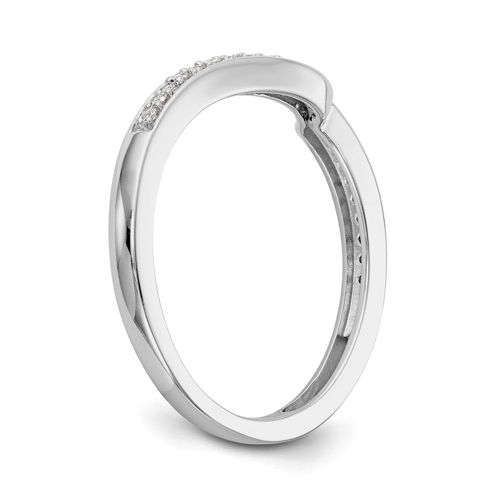 10K White Gold Lab Grown VS/SI FGH Dia Wedding Band