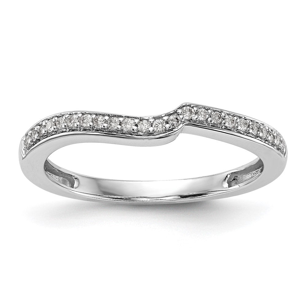 10K White Gold Lab Grown VS/SI FGH Dia Wedding Band