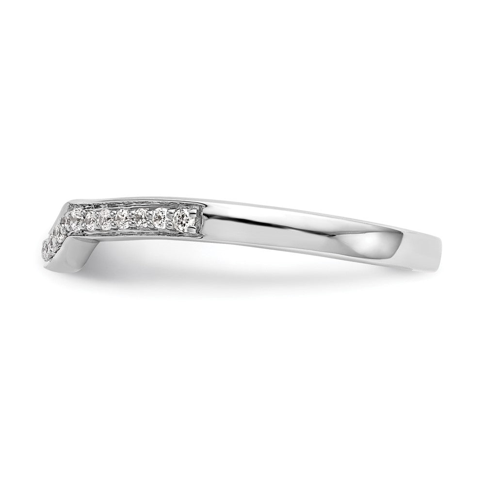 14K White Gold Lab Grown VS/SI FGH Dia Wedding Band