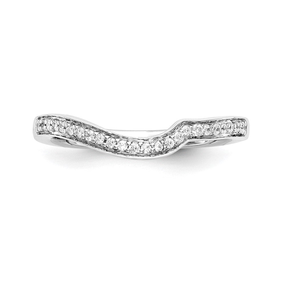 14K White Gold Lab Grown VS/SI FGH Dia Wedding Band