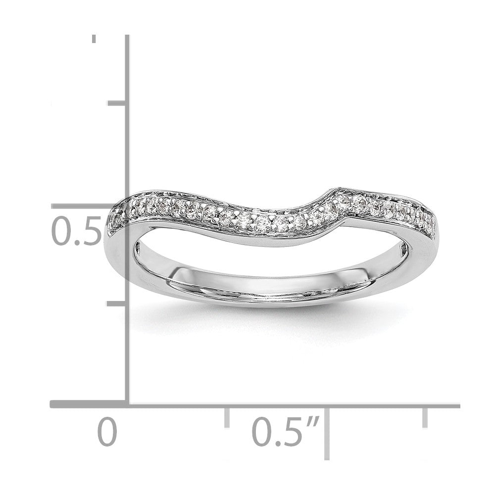 14K White Gold Lab Grown VS/SI FGH Dia Wedding Band