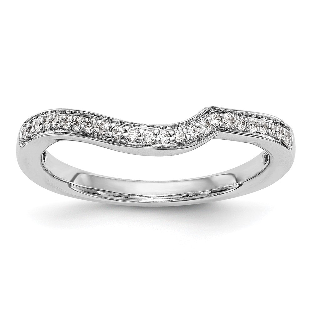 14K White Gold Lab Grown VS/SI FGH Dia Wedding Band