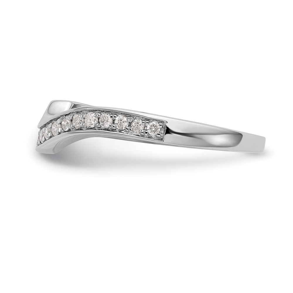 14K White Gold Lab Grown Diamond VS/SI FGH Wedding Band