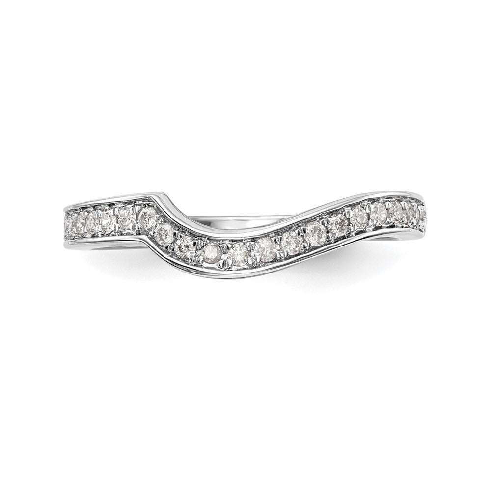 14K White Gold Lab Grown Diamond VS/SI FGH Wedding Band