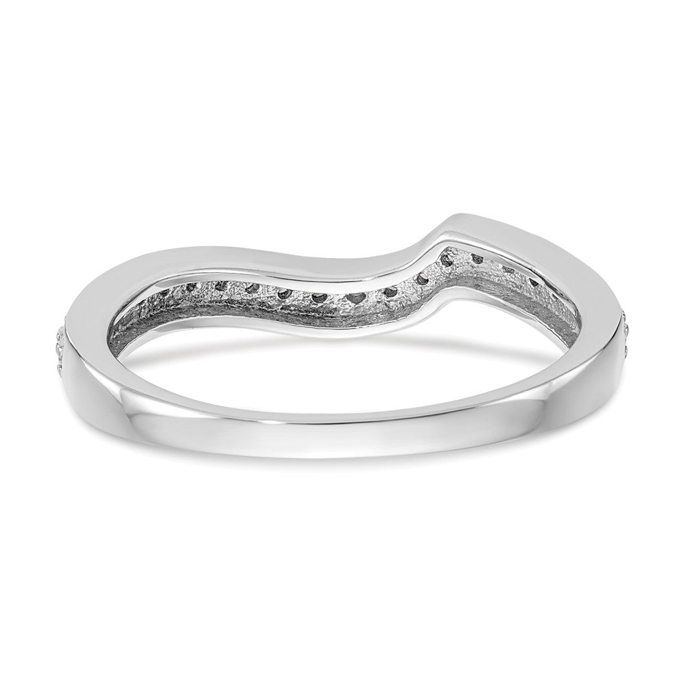 14K White Gold Lab Grown Diamond VS/SI FGH Wedding Band