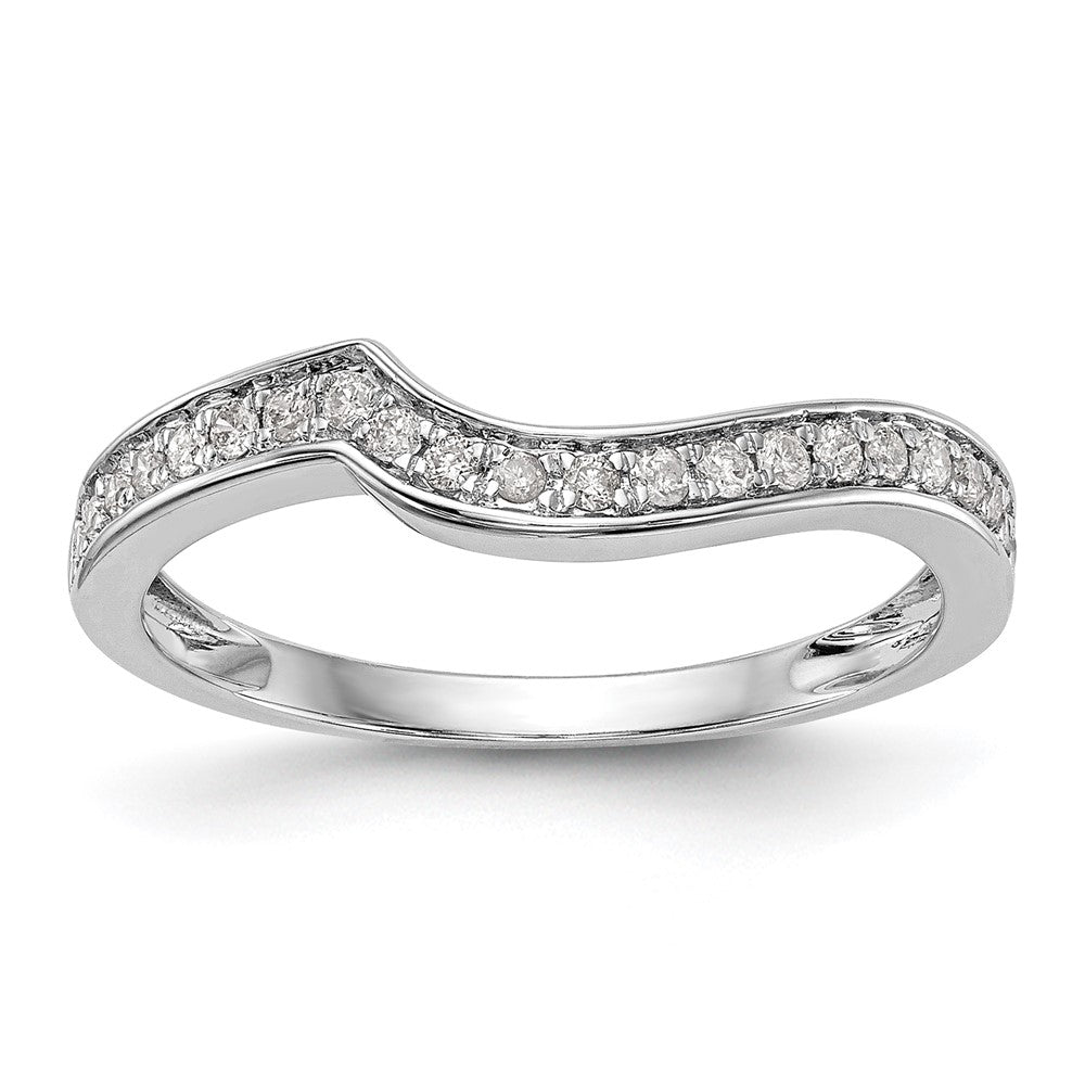 14K White Gold Lab Grown Diamond VS/SI FGH Wedding Band