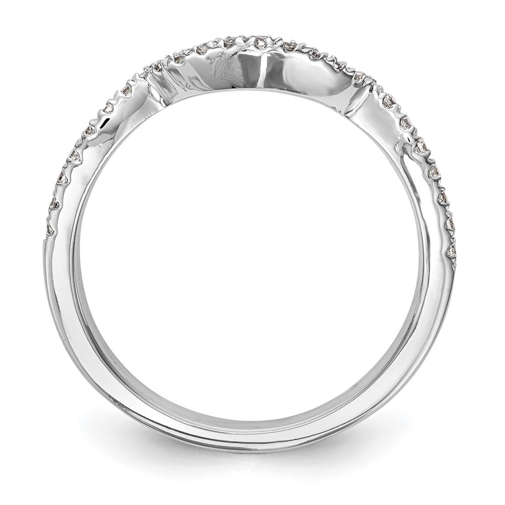 14K White Gold Lab Grown Diamond VS/SI FGH Wedding Band