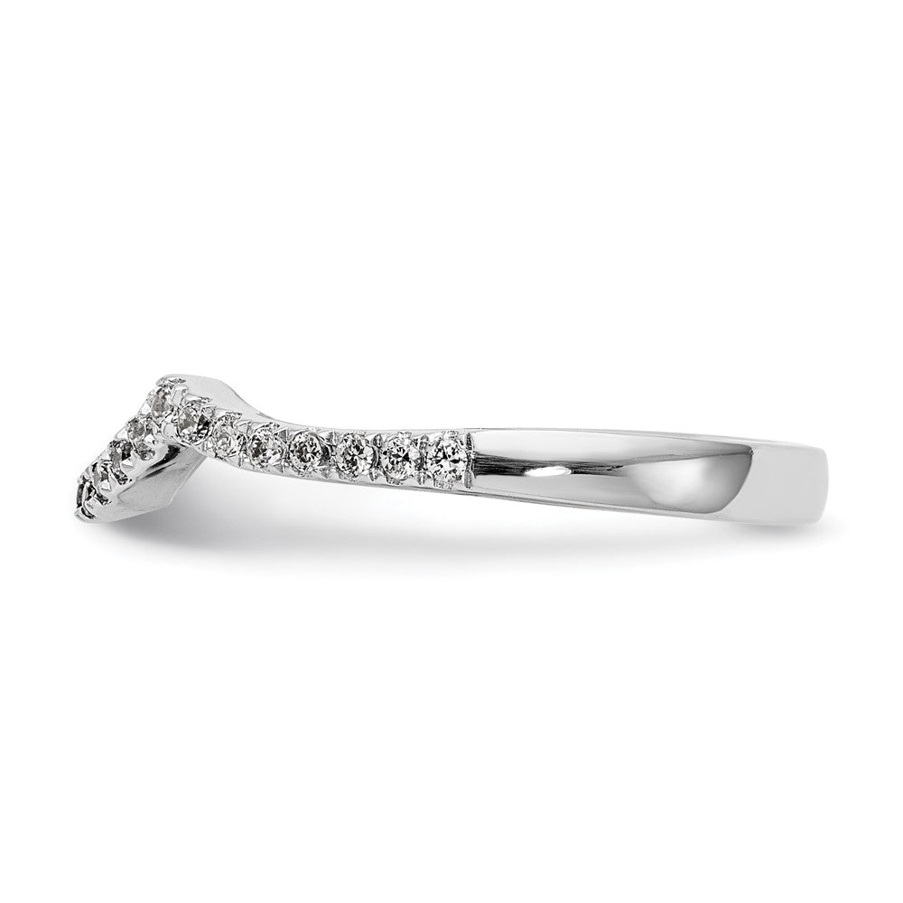 14K White Gold Lab Grown Diamond VS/SI FGH Wedding Band