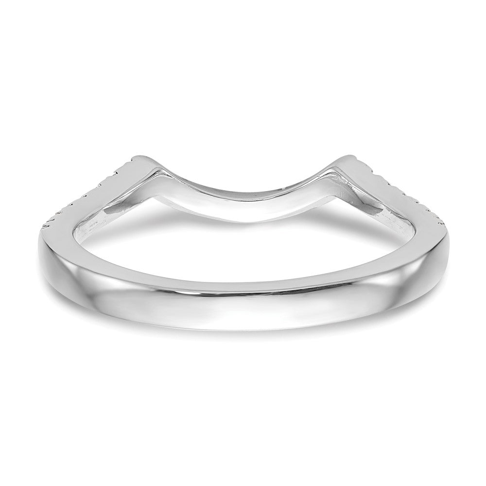 14K White Gold Lab Grown Diamond VS/SI FGH Wedding Band