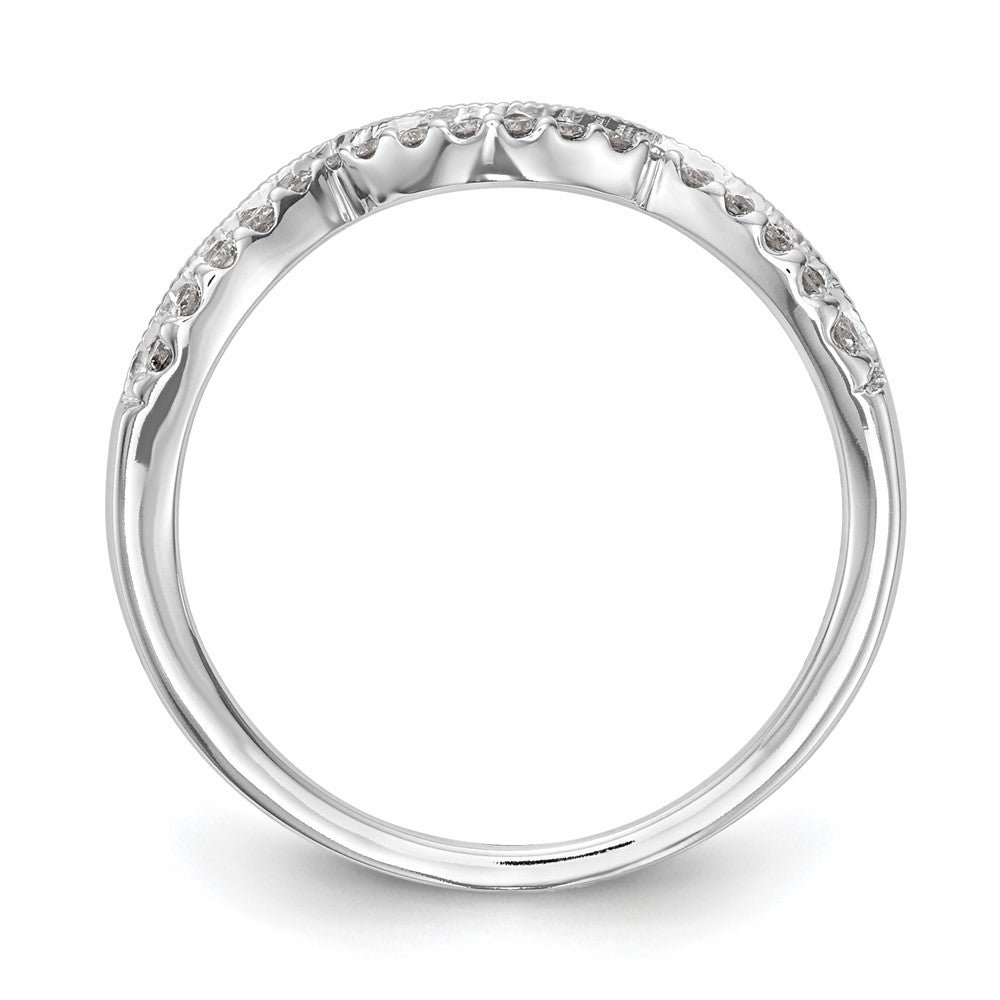 14K White Gold Lab Grown VS/SI FGH Dia Wedding Band