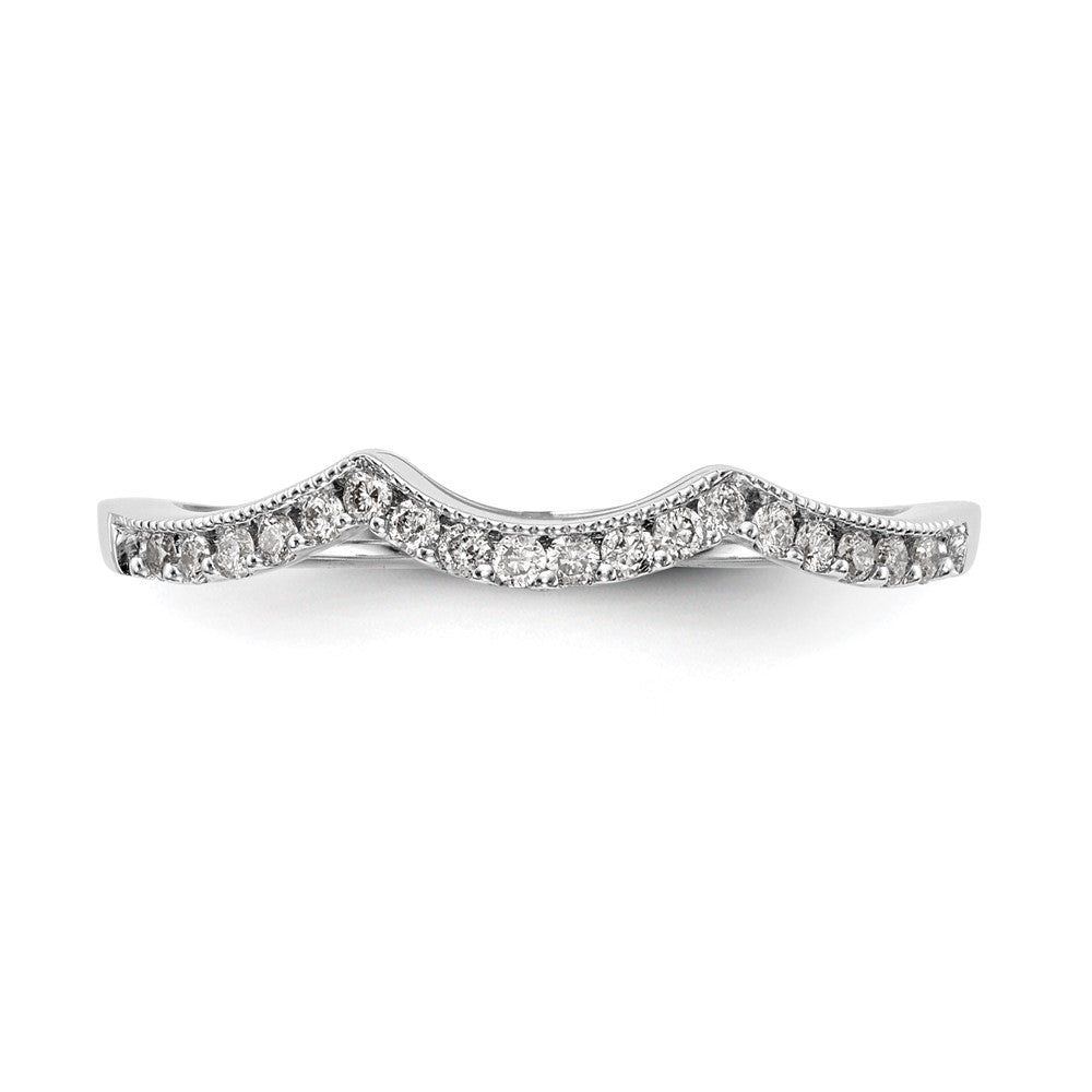 14K White Gold Lab Grown VS/SI FGH Dia Wedding Band