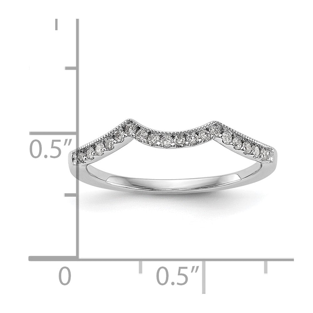 14K White Gold Lab Grown VS/SI FGH Dia Wedding Band