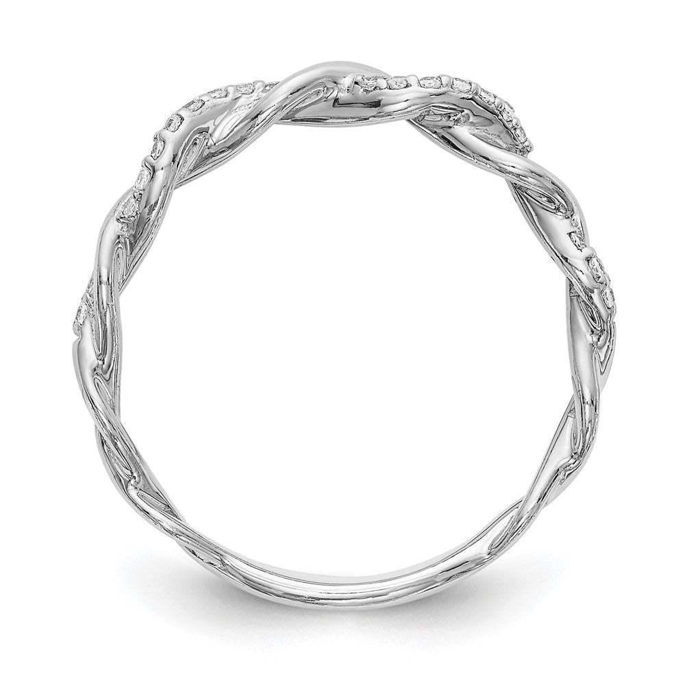 14K White Gold Lab Grown VS/SI FGH Dia Wedding Band