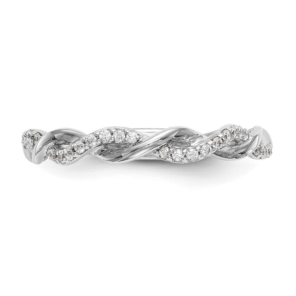 14K White Gold Lab Grown VS/SI FGH Dia Wedding Band