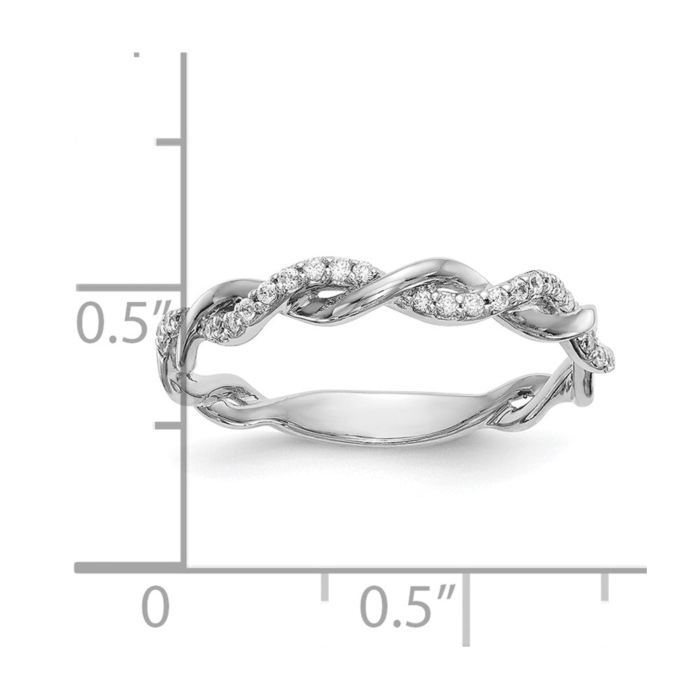 14K White Gold Lab Grown VS/SI FGH Dia Wedding Band