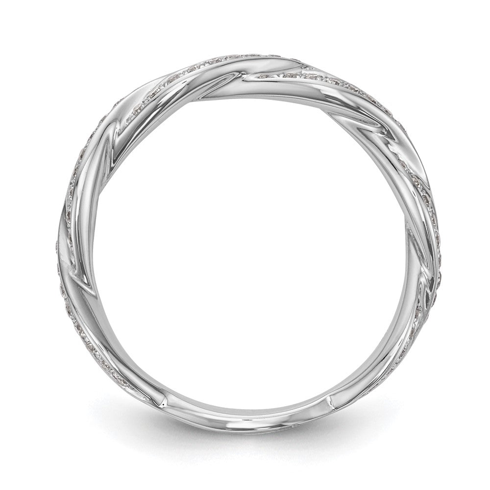 14K White Gold Lab Grown VS/SI FGH Dia Wedding Band