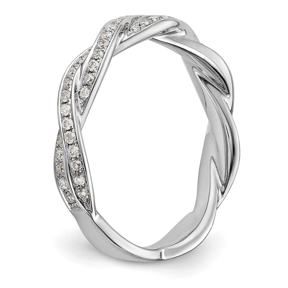 14K White Gold Lab Grown VS/SI FGH Dia Wedding Band