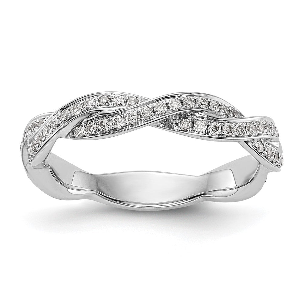 14K White Gold Lab Grown VS/SI FGH Dia Wedding Band