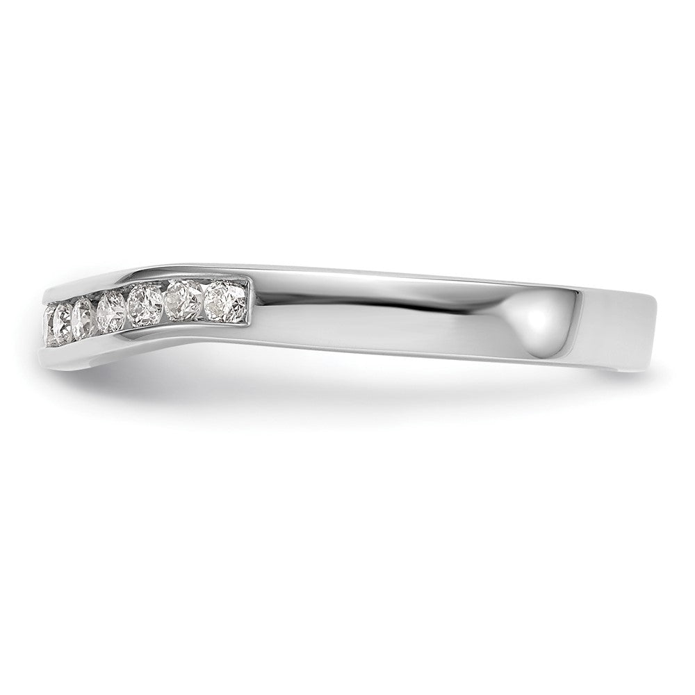 14K White Gold Lab Grown Diamond VS/SI FGH Wedding Band