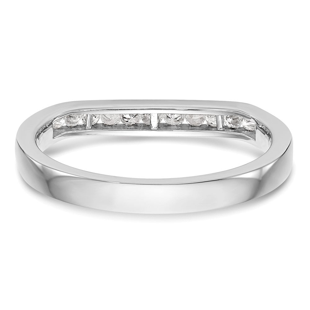 14K White Gold Lab Grown Diamond VS/SI FGH Wedding Band