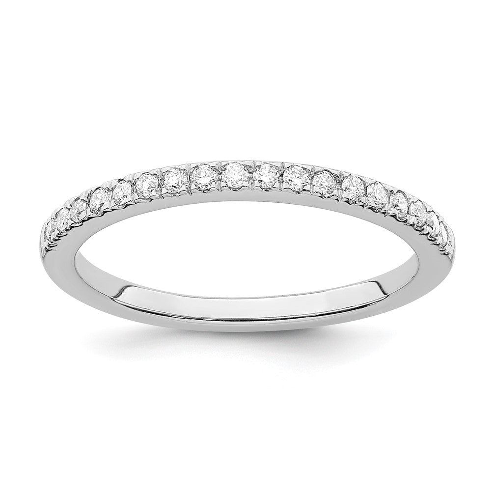 14K White Gold Lab Grown Diamond VS/SI FGH Wedding Band