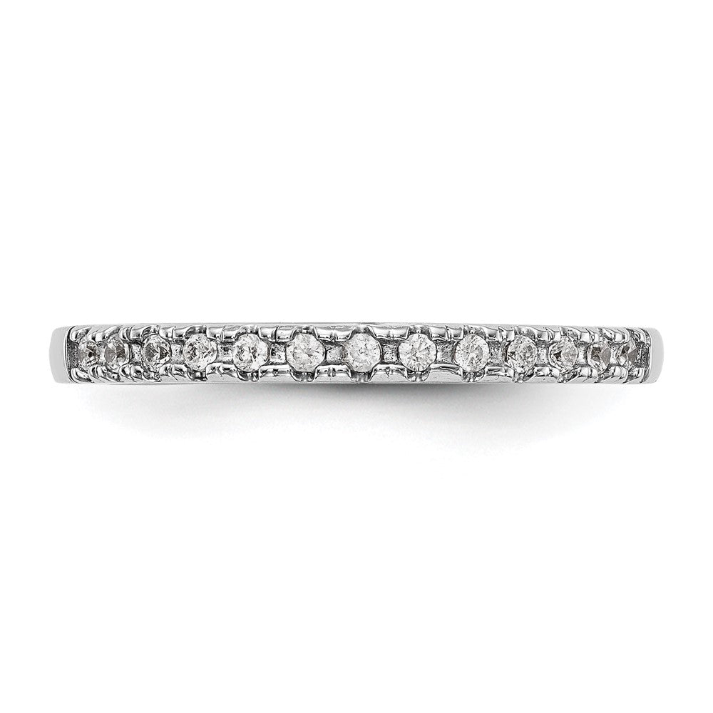 14K White Gold Lab Grown Diamond VS/SI FGH Wedding Band