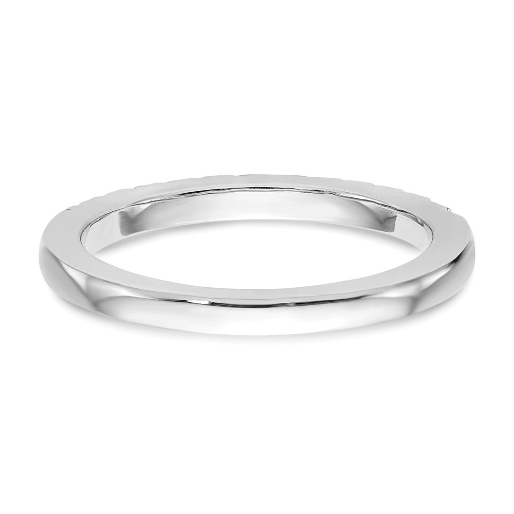 14K White Gold Lab Grown Diamond VS/SI FGH Wedding Band