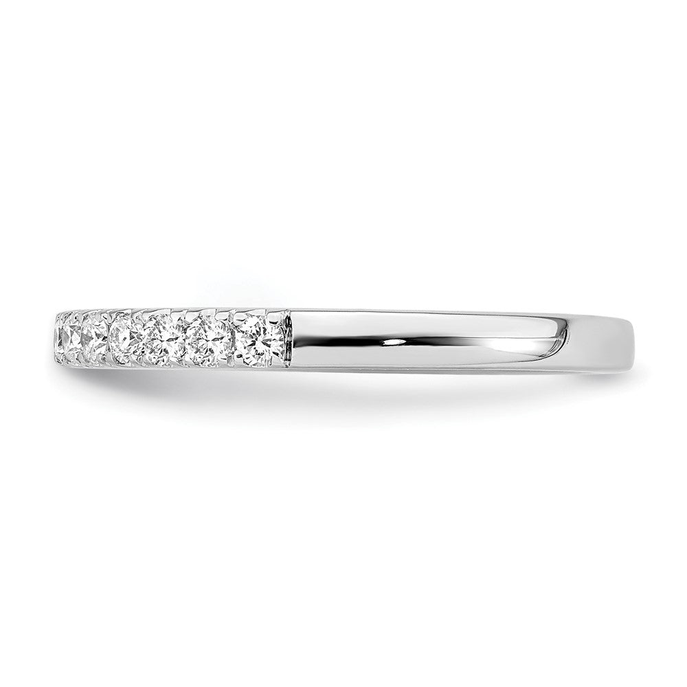 14K White Gold Lab Grown Diamond VS/SI FGH Wedding Band