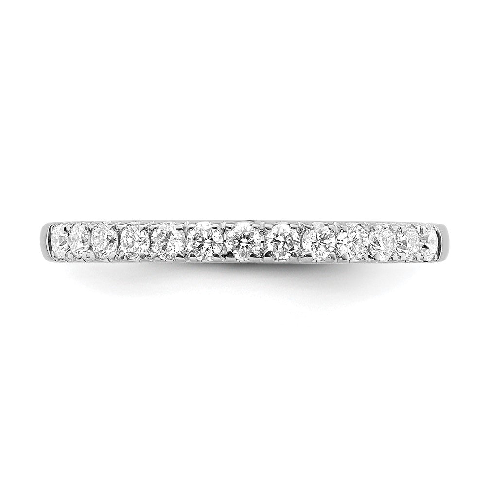 14K White Gold Lab Grown Diamond VS/SI FGH Wedding Band