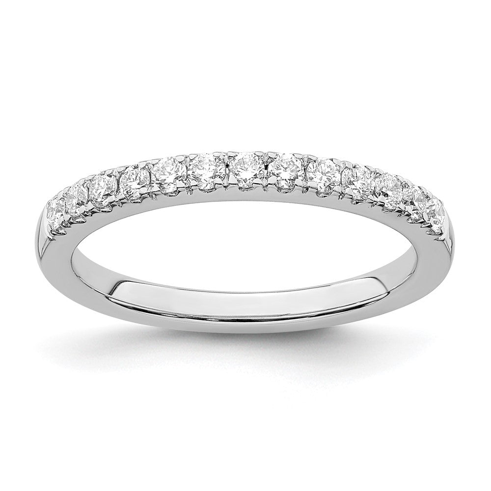 14K White Gold Lab Grown Diamond VS/SI FGH Wedding Band