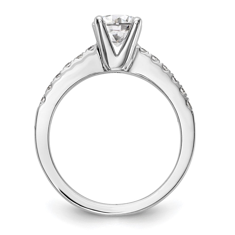 14K White Gold Lab Grown Diamond VS/SI FGH Semi-Mount Engagement Rin