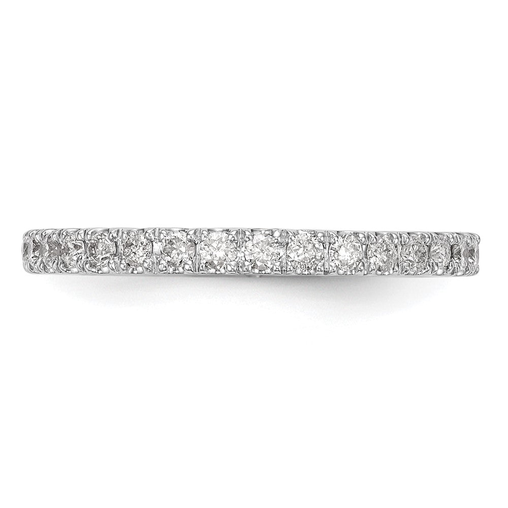 14K White Gold Lab Grown Diamond VS/SI FGH Wedding Band