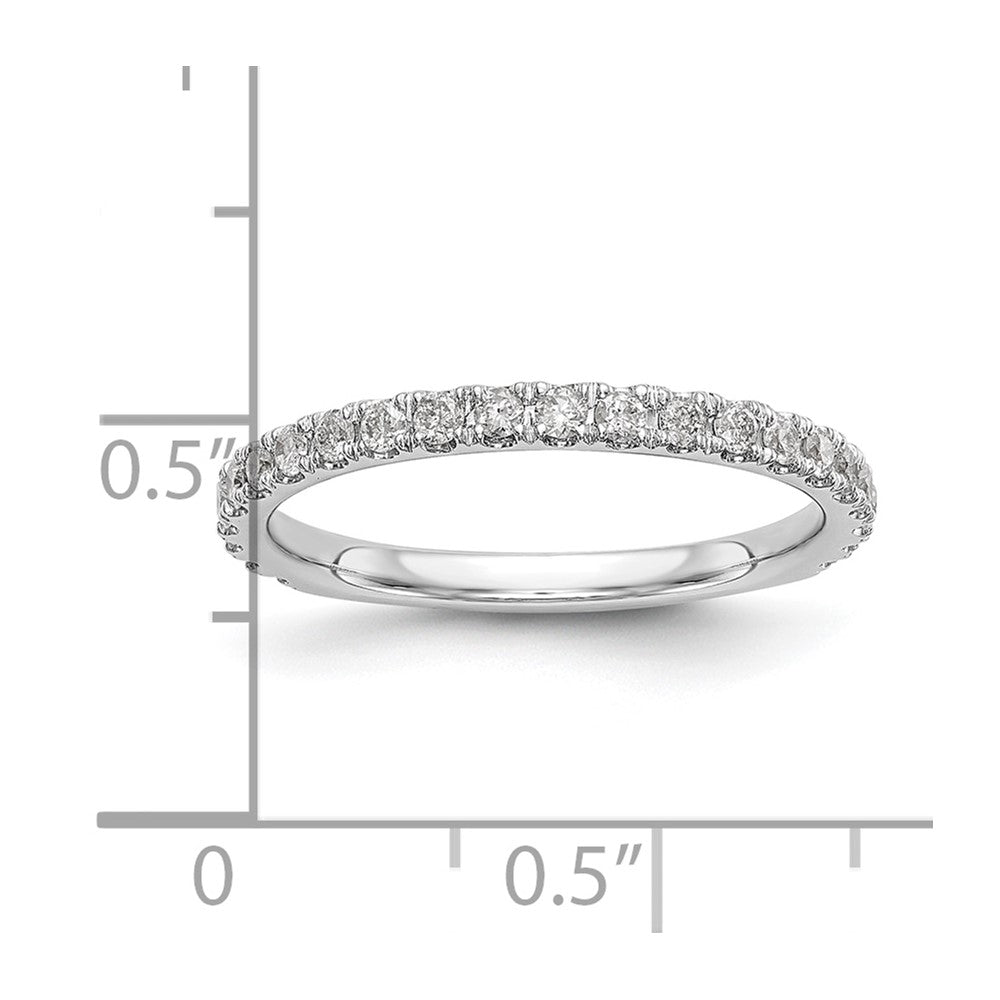 14K White Gold Lab Grown Diamond VS/SI FGH Wedding Band