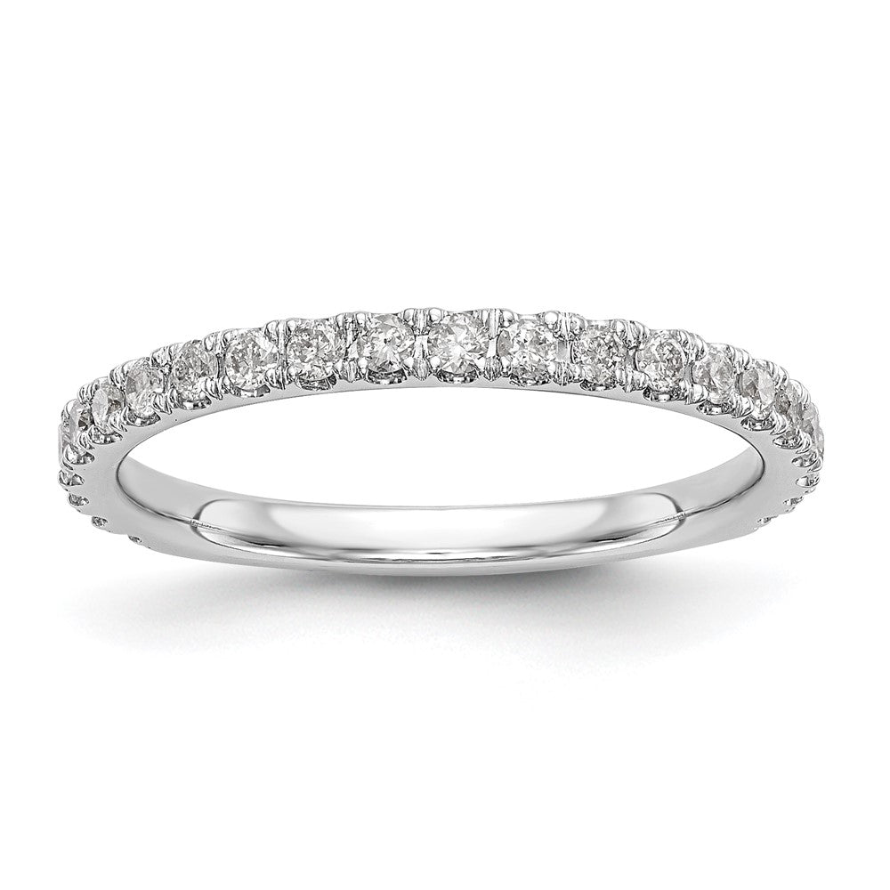 14K White Gold Lab Grown Diamond VS/SI FGH Wedding Band