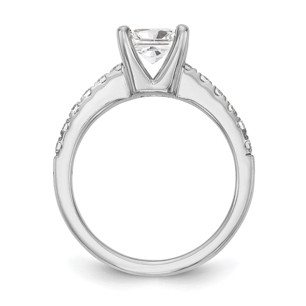 14K White Gold Lab Grown VS/SI FGH Dia Semi-Mount Engagement Ring