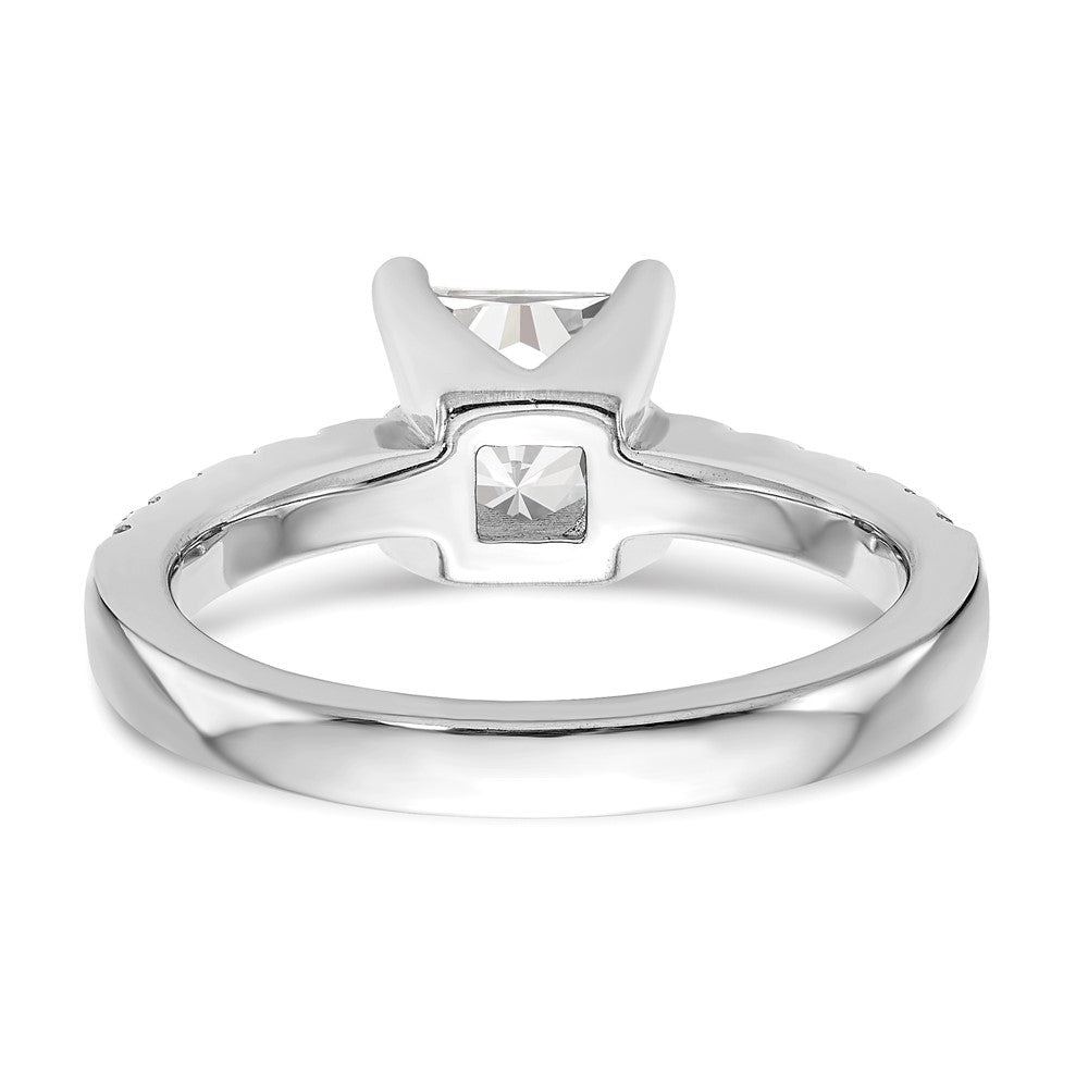 14K White Gold Lab Grown VS/SI FGH Dia Semi-Mount Engagement Ring