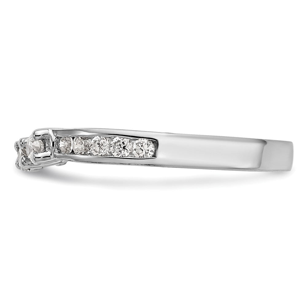 14K White Gold Lab Grown Diamond VS/SI FGH Wedding Band