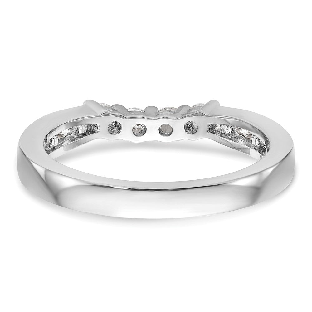 14K White Gold Lab Grown Diamond VS/SI FGH Wedding Band